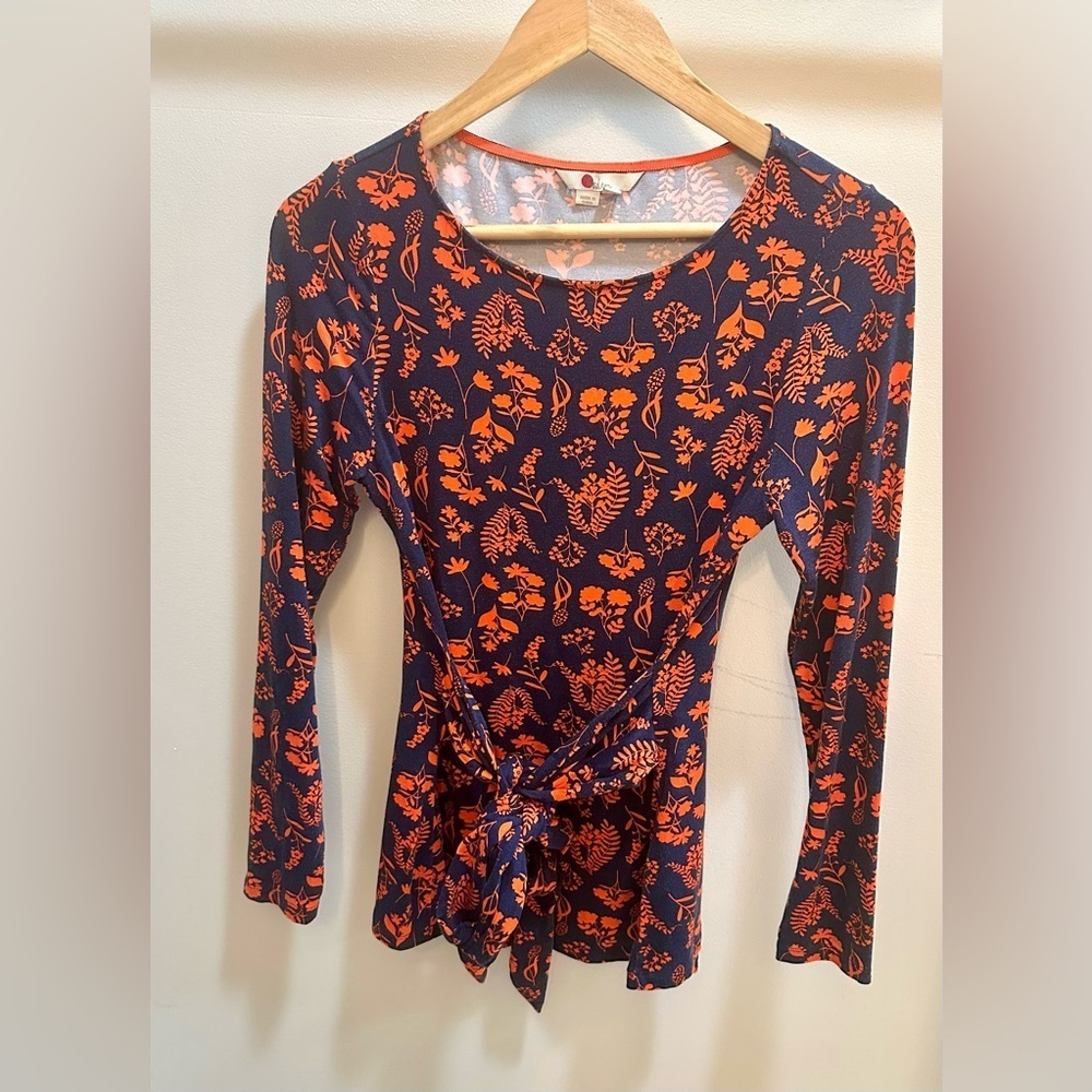 Boden Bernadette jersey top Size 10